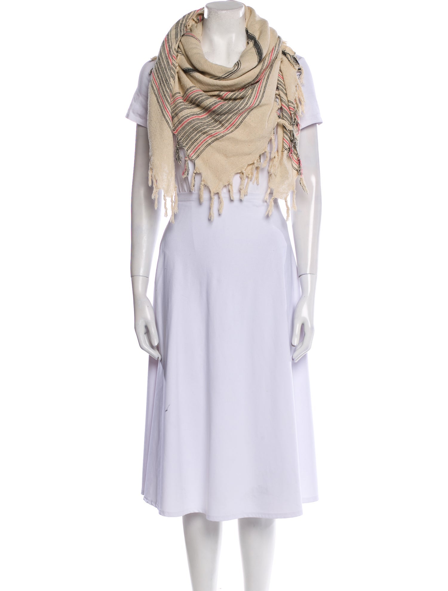 Isabel Marant Silk Striped Scarf